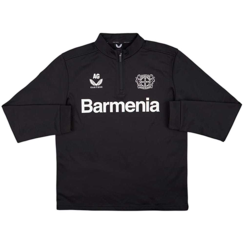 2022-23 Bayer Leverkusen Staff Issue Castore 1/4 Drill Top AG - 9/10 - (M)