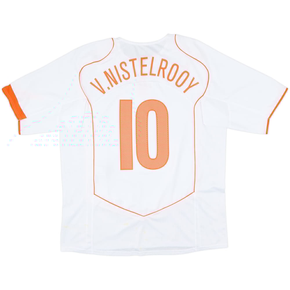 2004-06 Netherlands Away Shirt V.Nistelrooy #10 - 7/10 - (XL)