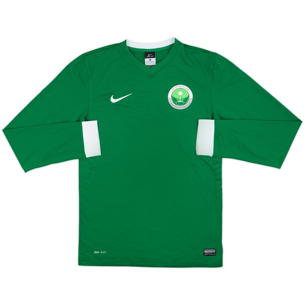 2013-14 Saudi Arabia Away L/S Shirt - 7/10 - (S)