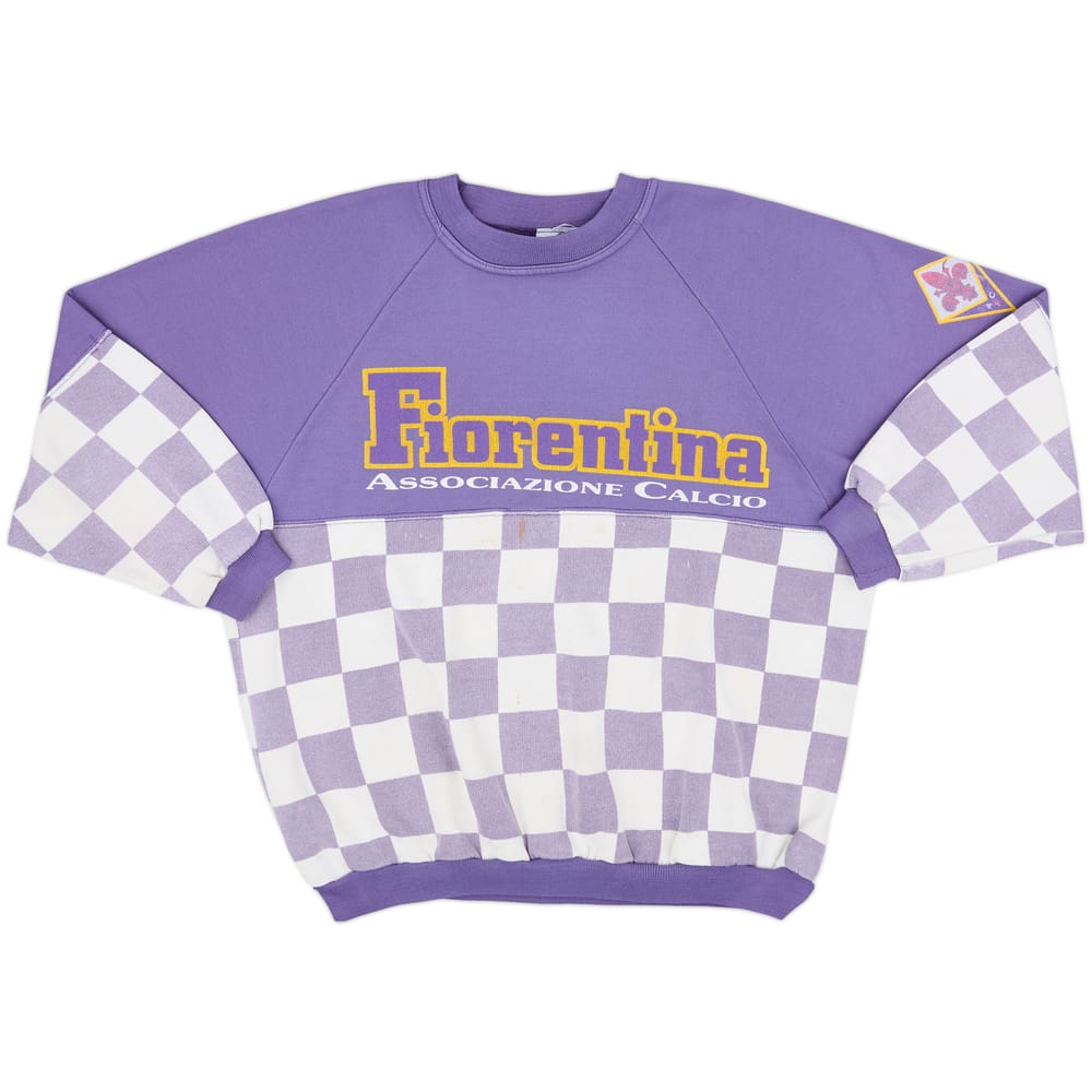 1990-91 Fiorentina Le Felpe Dei Grandi Club Sweat Top - 4/10 - (XL)