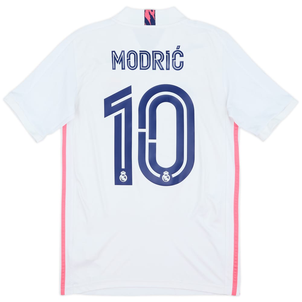 2020-21 Real Madrid Home Shirt Modric #10 - 7/10 - (XS)
