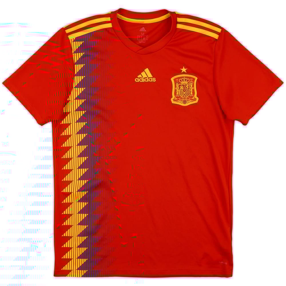 2018-19 Spain Home Shirt - 9/10 - (M)