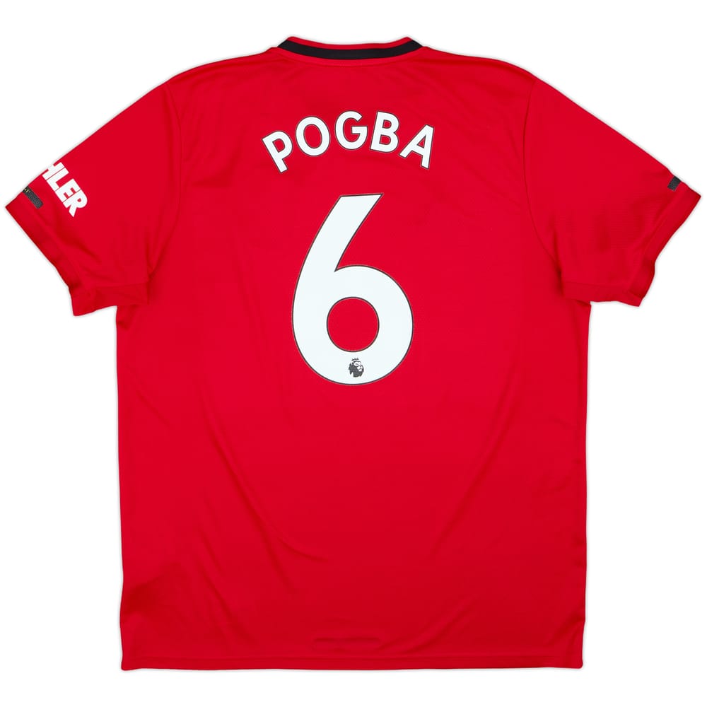 2019-20 Manchester United Home Shirt Pogba #6 - 8/10 - (XL)