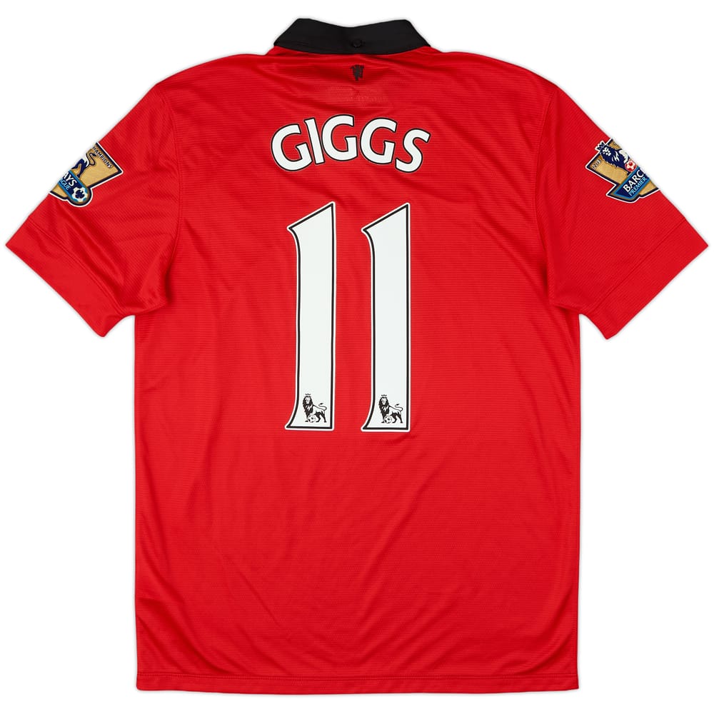 2013-14 Manchester United Home Shirt Giggs #11 - 6/10 - (M)