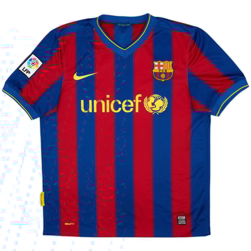 2009-10 Barcelona Home Shirt - 5/10 - (M)
