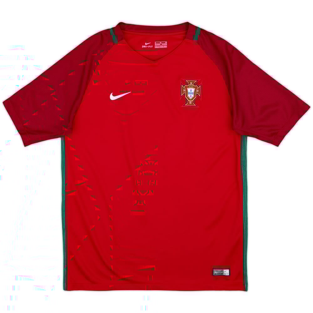 2016-18 Portugal Home Shirt - 10/10 - (XL.Boys)