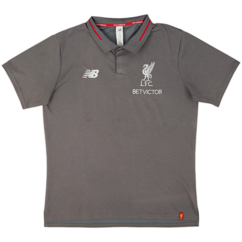2018-19 Liverpool New Balance Polo Shirt - 6/10 - (M)
