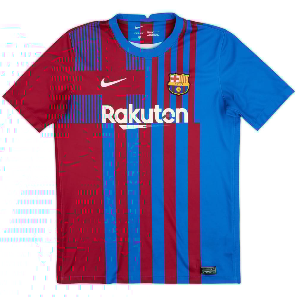 2021-22 Barcelona Home Shirt - 5/10 - (XL.Boys)