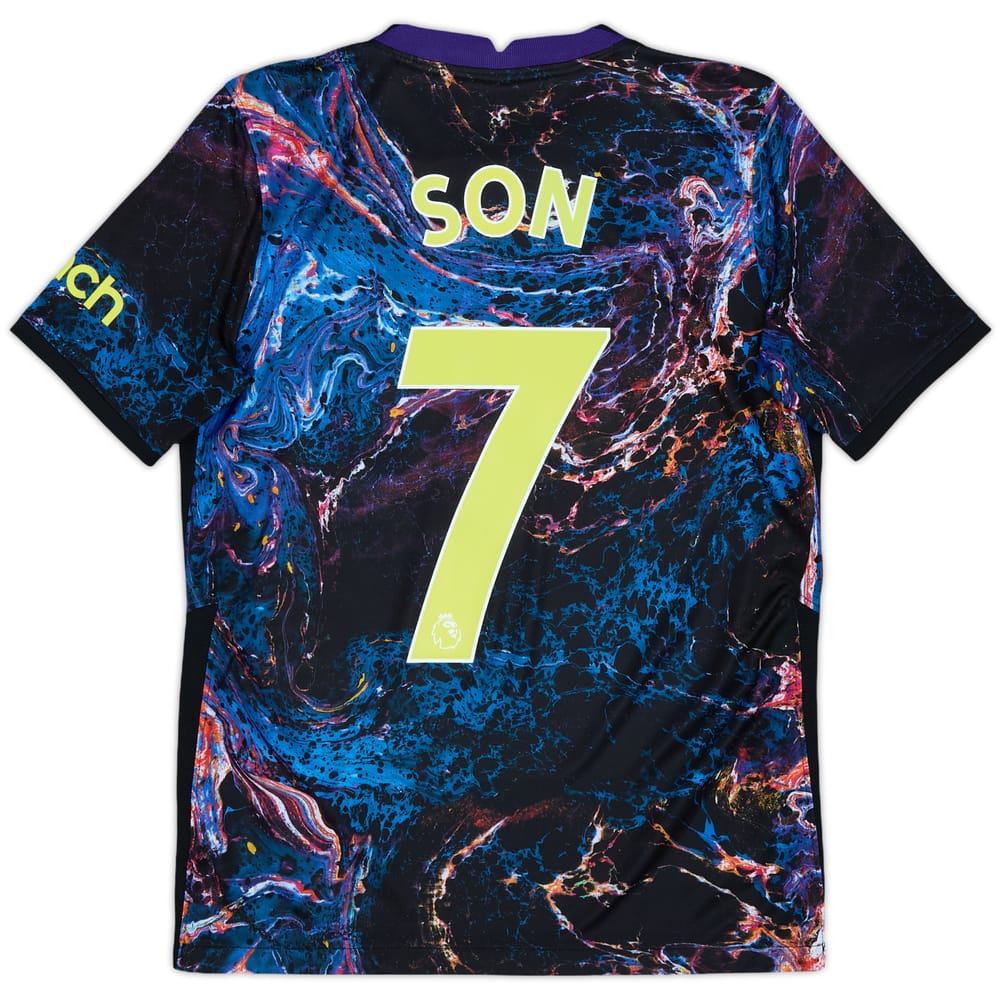 2021-22 Tottenham Away Shirt Son #7 - 9/10 - (XL.Boys)