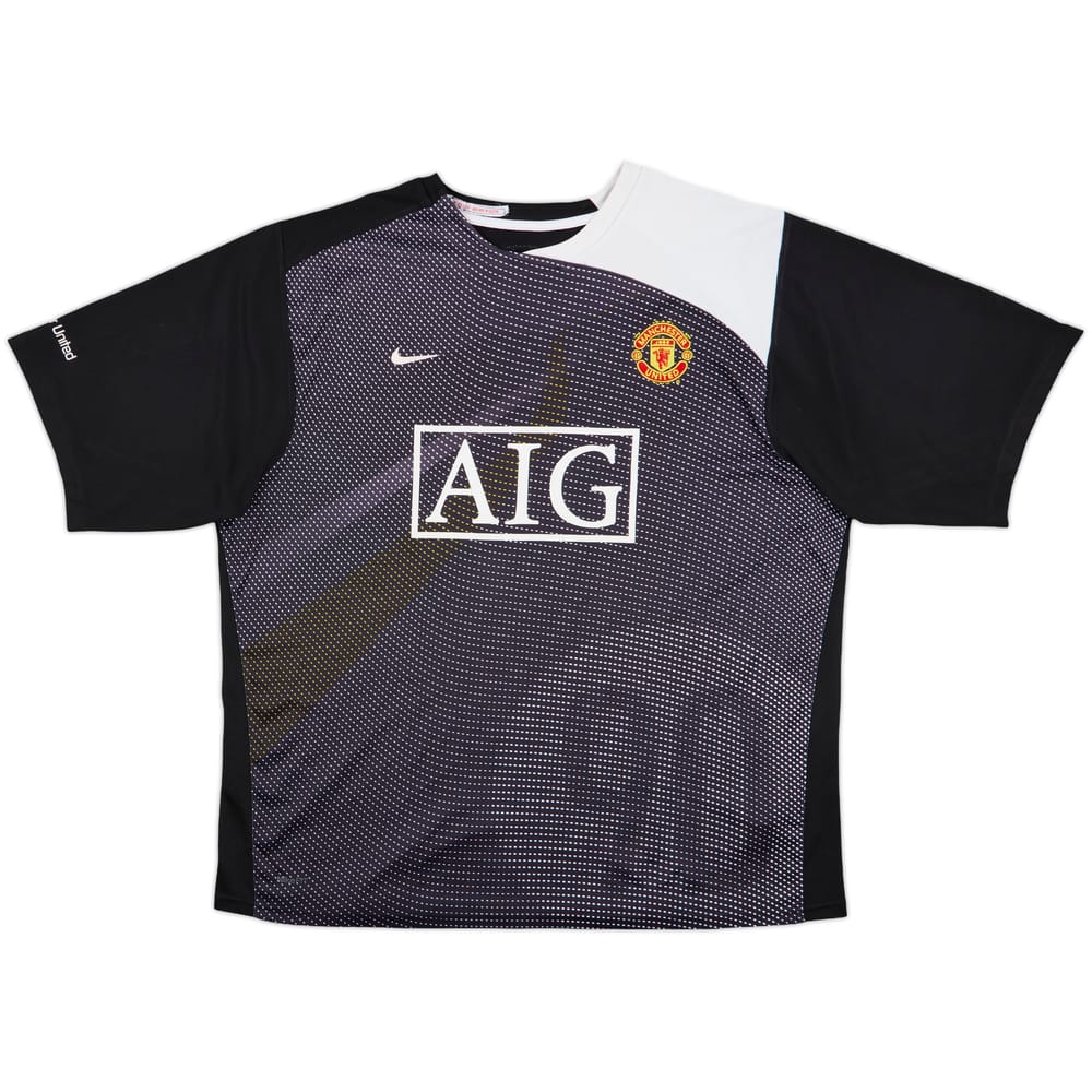 2008-09 Manchester United Nike Training Shirt - 8/10 - (XL)
