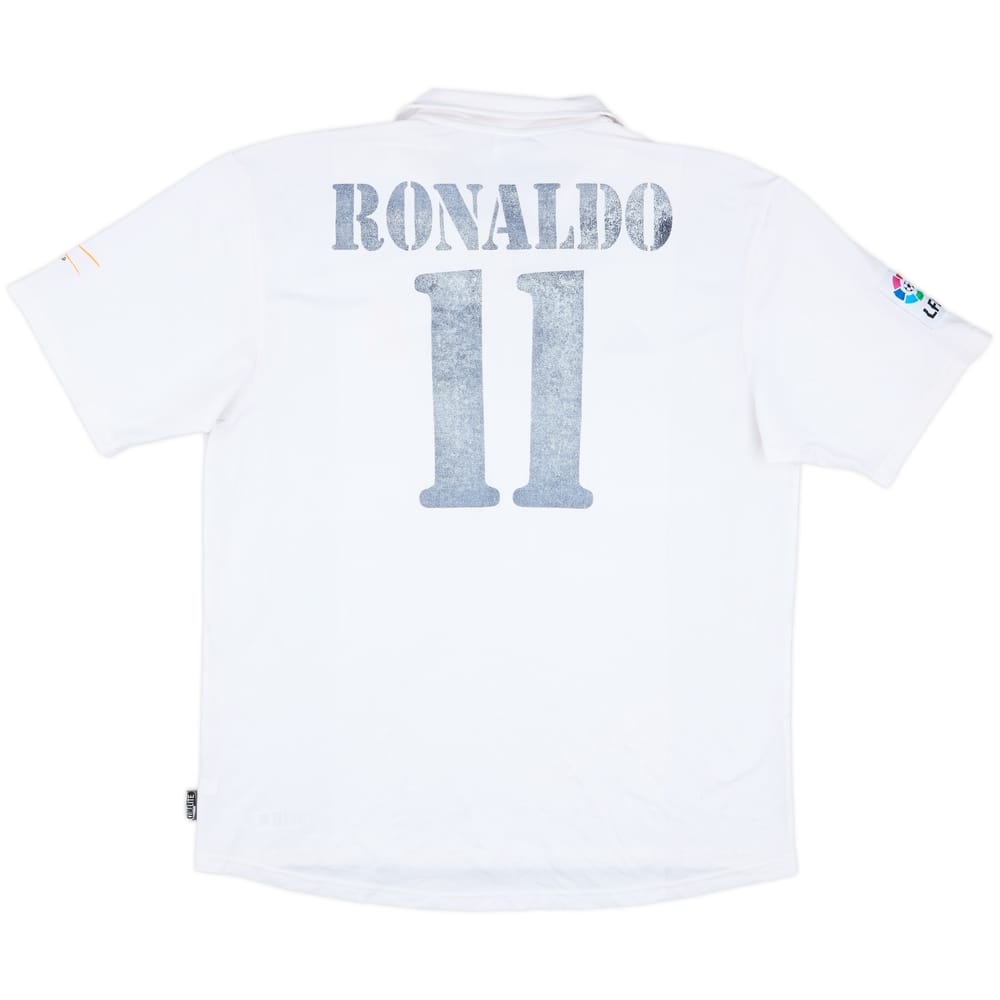 2002-03 Real Madrid Centenary Home Shirt Ronaldo #11 - 4/10 - (XL)
