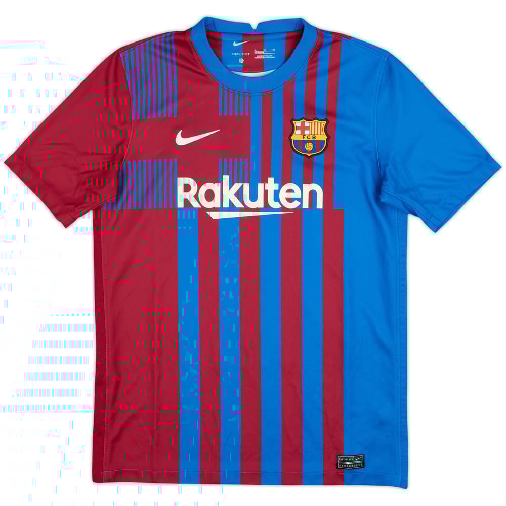 2021-22 Barcelona Home Shirt - 9/10 - (XL.Boys)