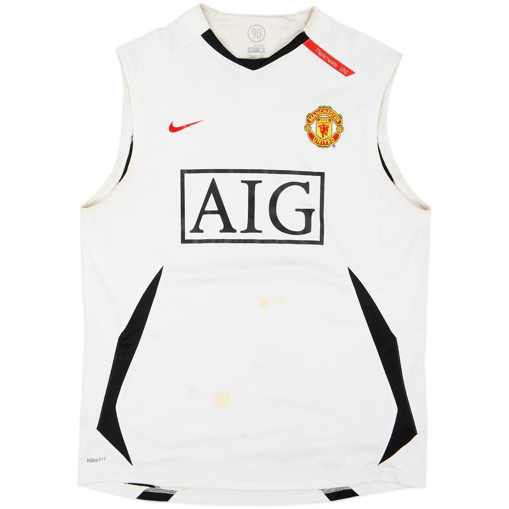 2007-08 Manchester United Nike Training Vest - 5/10 - (M)