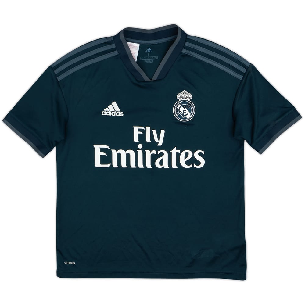 2018-19 Real Madrid Away Shirt - 7/10 - (L.Boys)