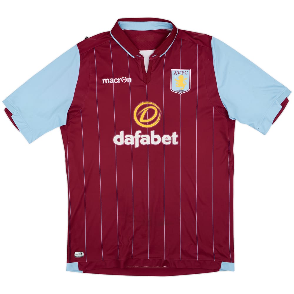 2014-15 Aston Villa Home Shirt - 4/10 - (XL)