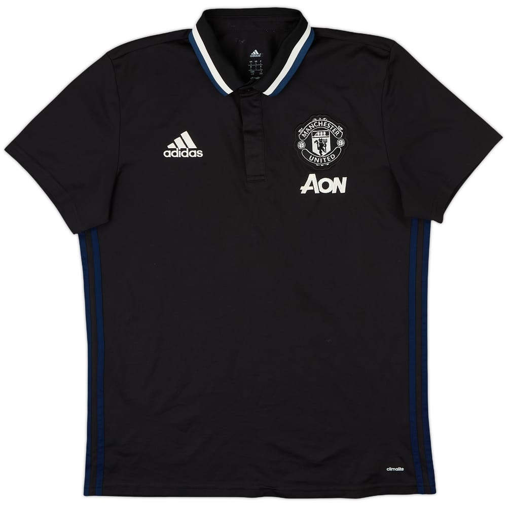 2016-17 Manchester United adidas Polo Shirt - 8/10 - (L)
