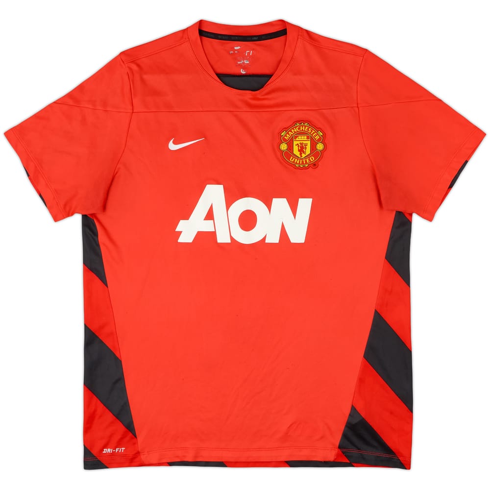 2013-14 Manchester United Nike Training Shirt - 6/10 - (XL)