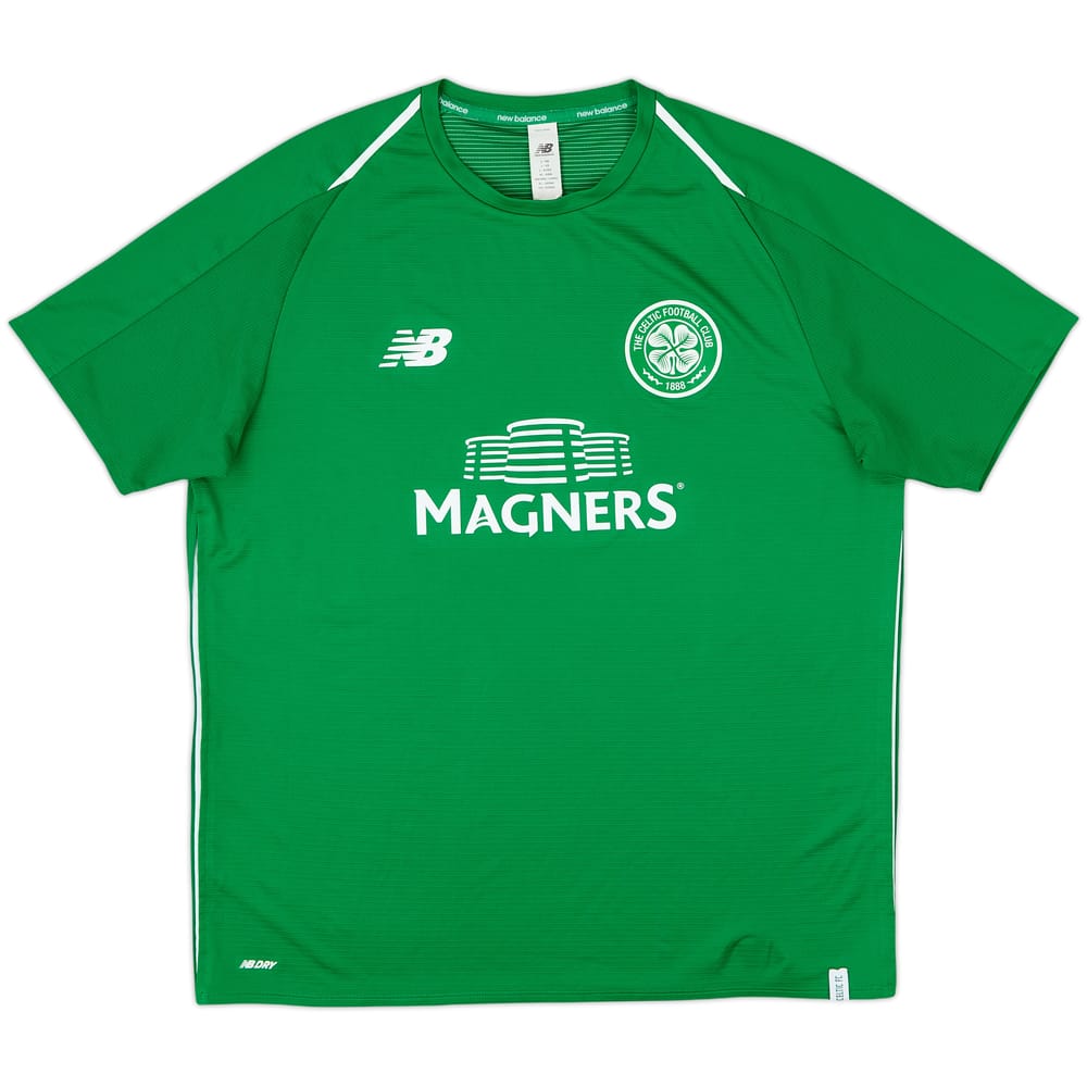 2017-18 Celtic New Balance Training Shirt - 9/10 - (L)