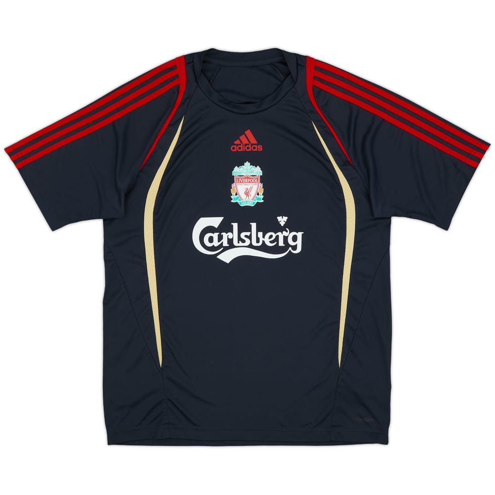 2009-10 Liverpool adidas Training Shirt - 8/10 - (L)