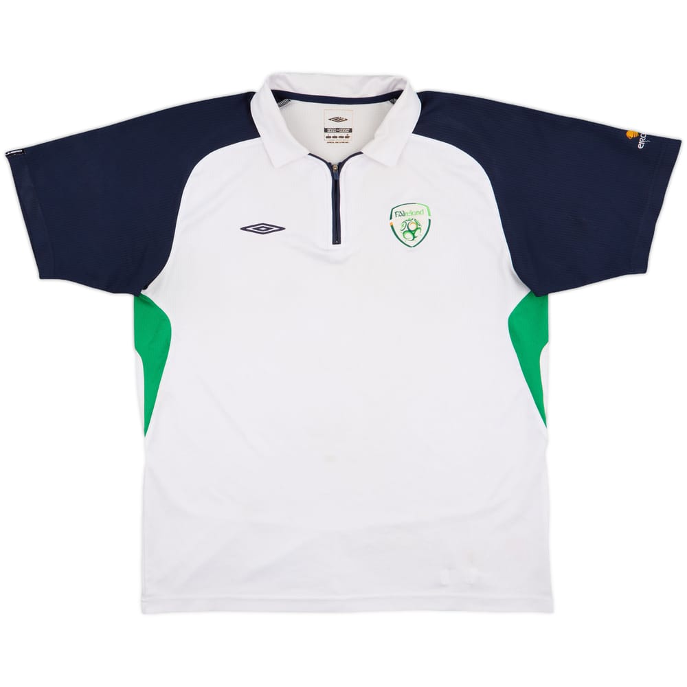2008-09 Ireland Umbro 1/4 Zip Polo Shirt - 6/10 - (L)