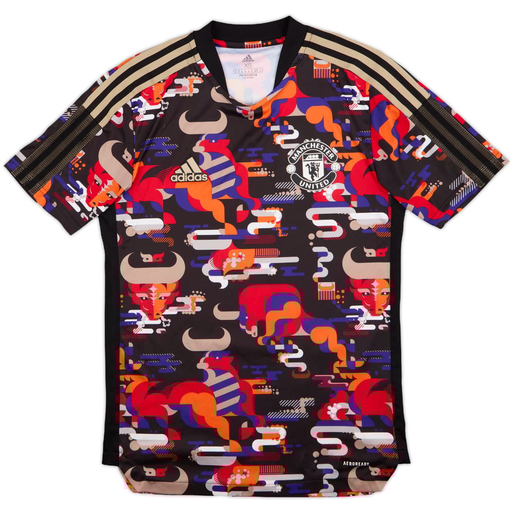 2021-22 Manchester United adidas Chinese New Year Training Shirt - 10/10 - (XS)