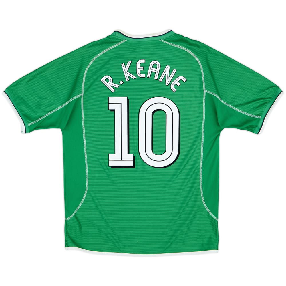 2002-03 Ireland Home Shirt R.Keane #10 - 9/10 - (L)