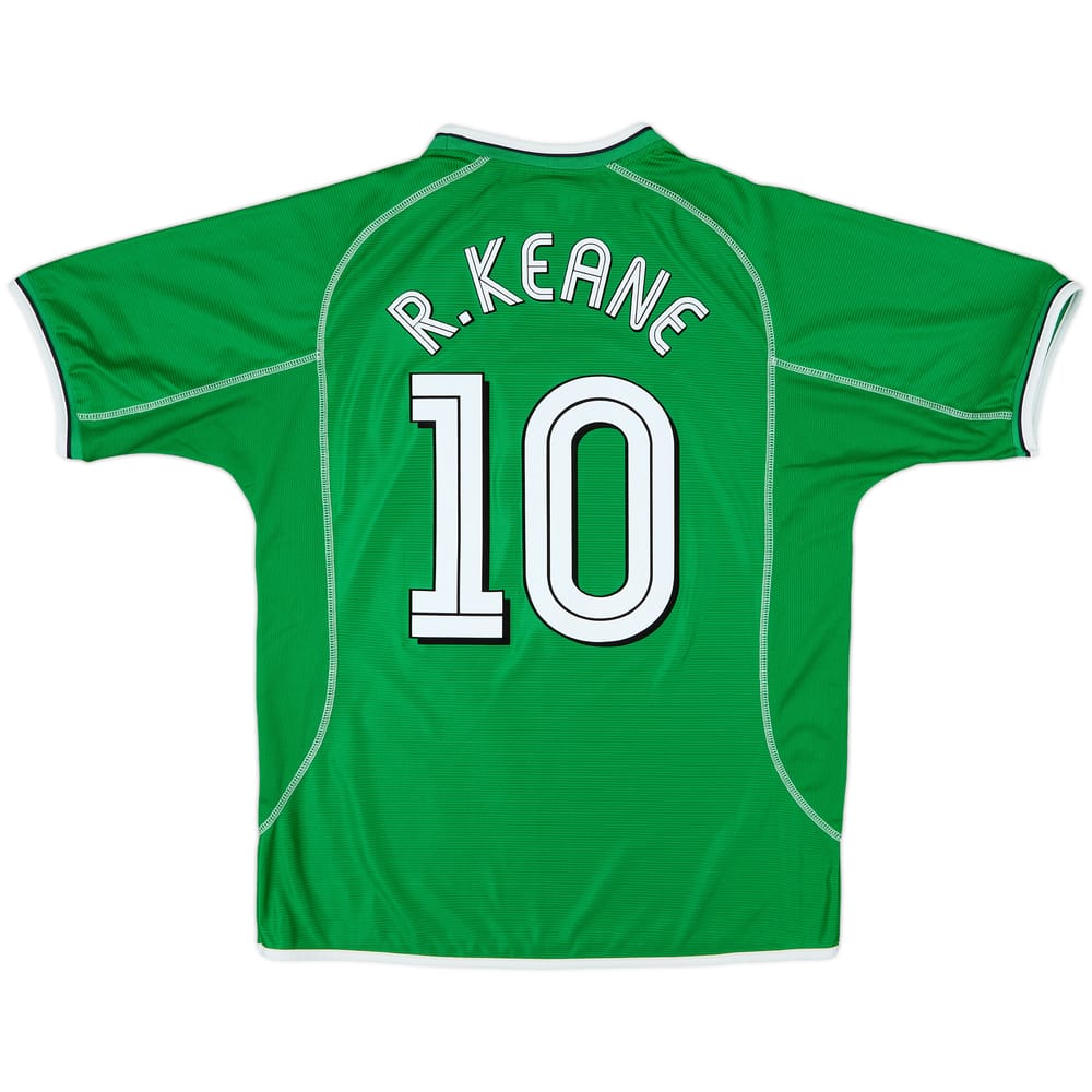2002-03 Ireland Home Shirt R.Keane #10 - 10/10 - (L)