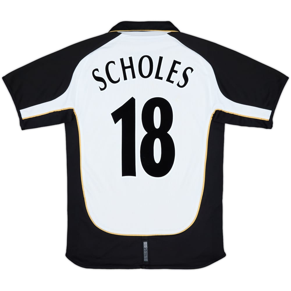 2001-02 Manchester United Centenary Away/Third Shirt Scholes #18 - 5/10 - (S)