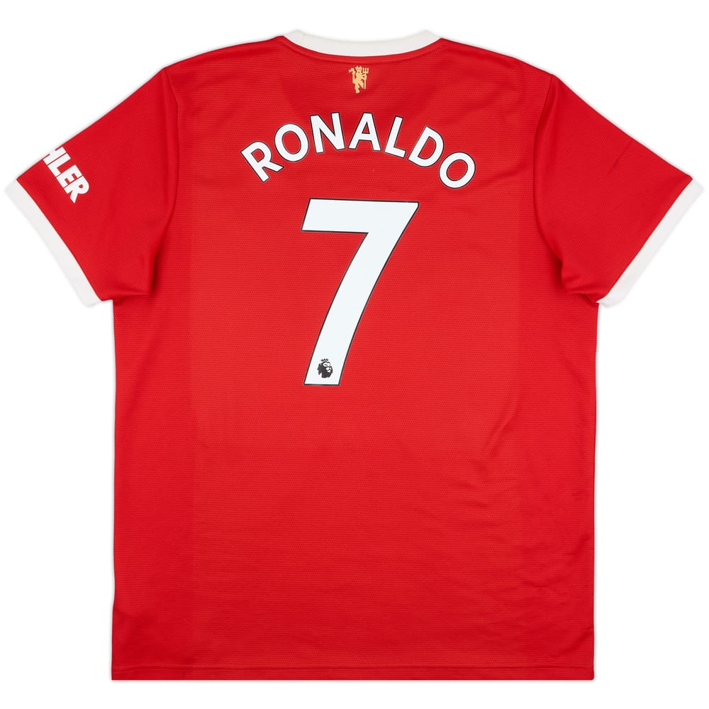 2021-22 Manchester United Home Shirt Ronaldo #7 - 7/10 - (XL)