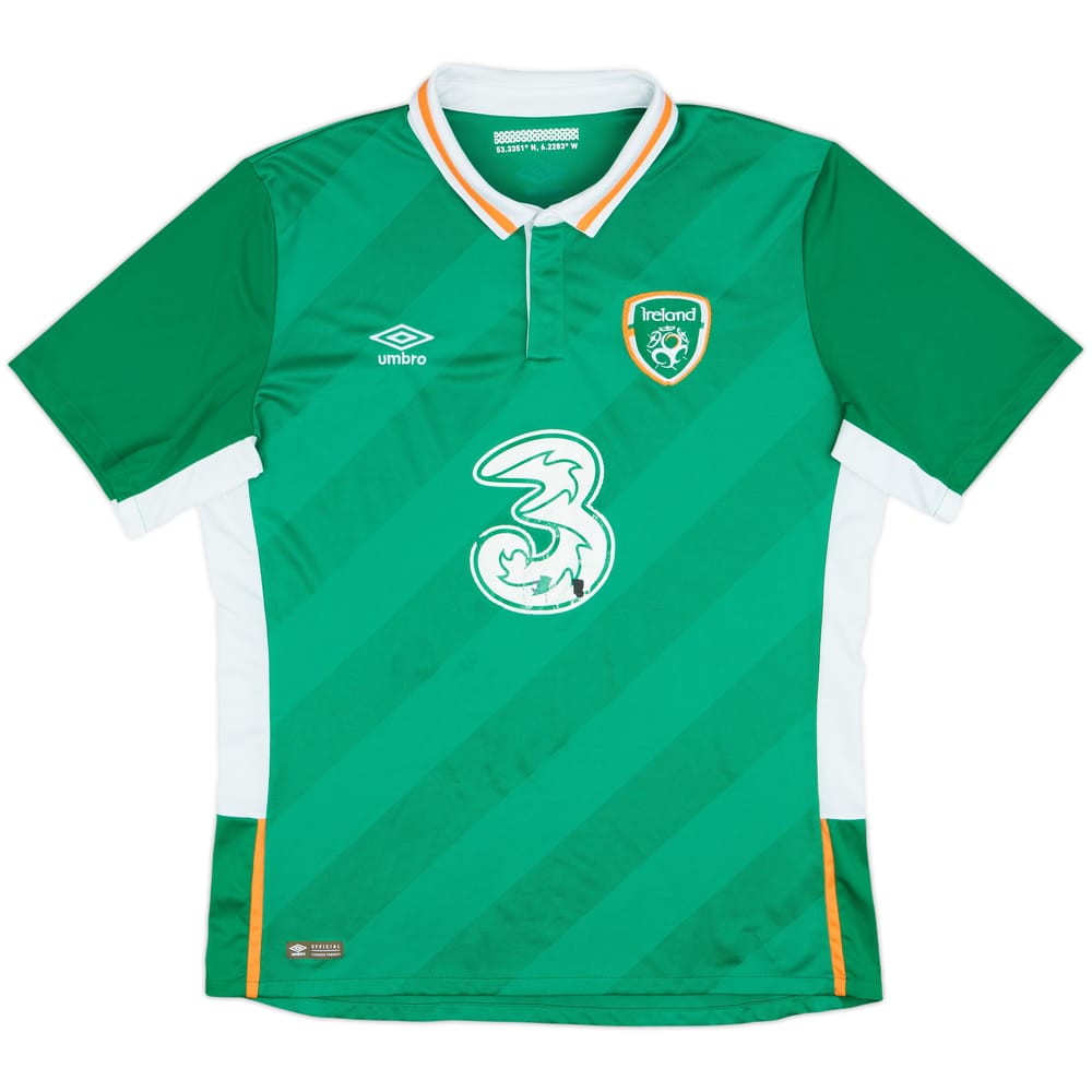 2016-17 Ireland Home Shirt - 4/10 - (XL)