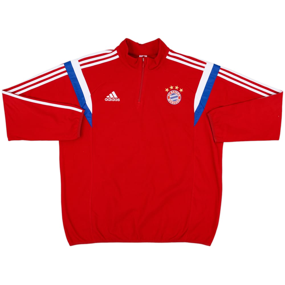2014-15 Bayern Munich adidas 1/4 Zip Fleece Training Top - 8/10 - (XXL)