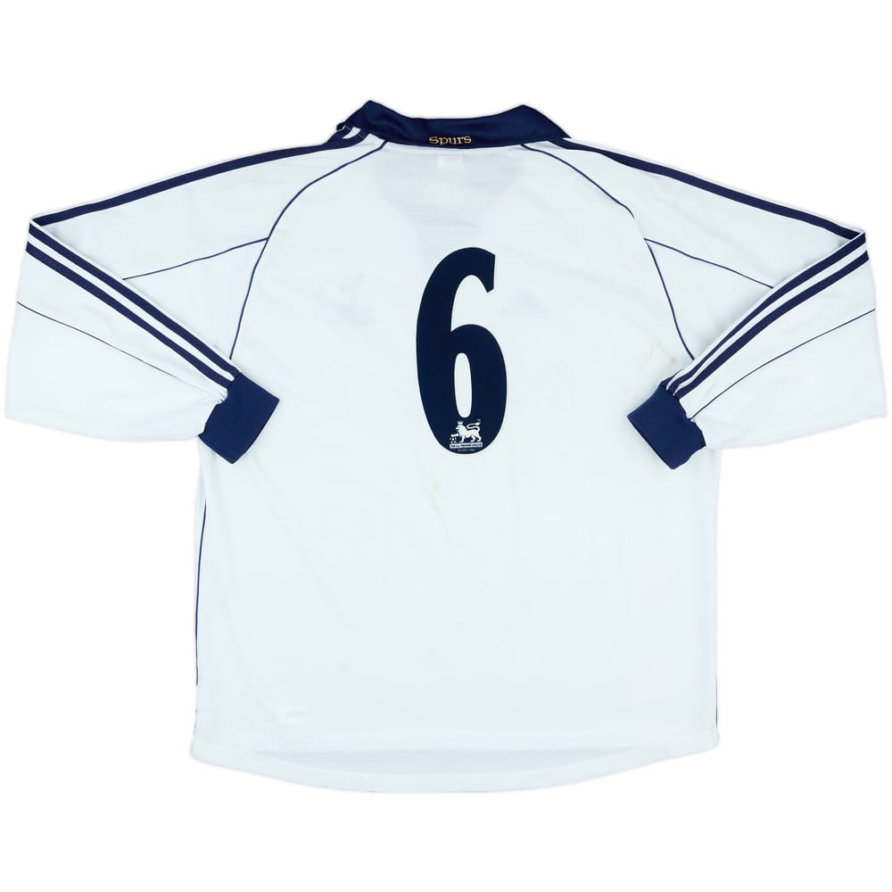 1999-01 Tottenham Match Issue Home L/S Shirt #6