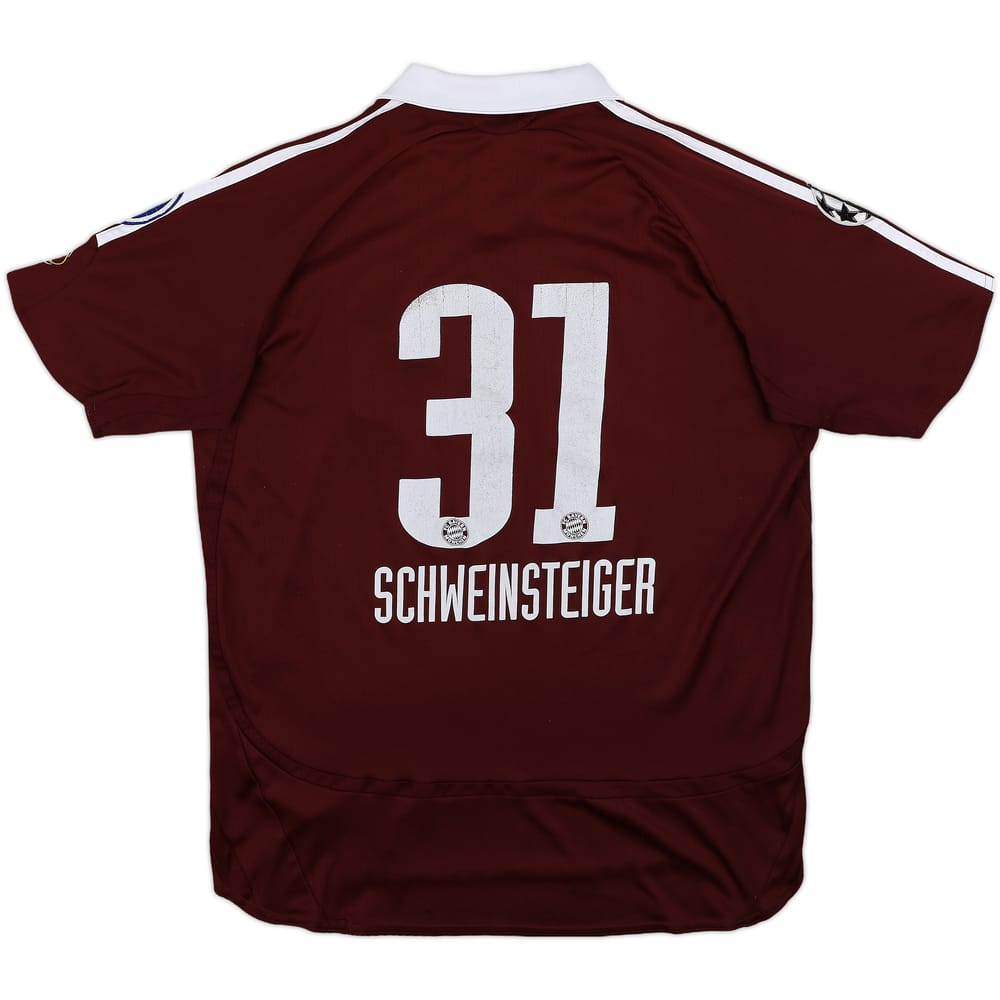 2006-07 Bayern Munich CL Shirt Schweinsteiger #31 - 6/10 - (M)