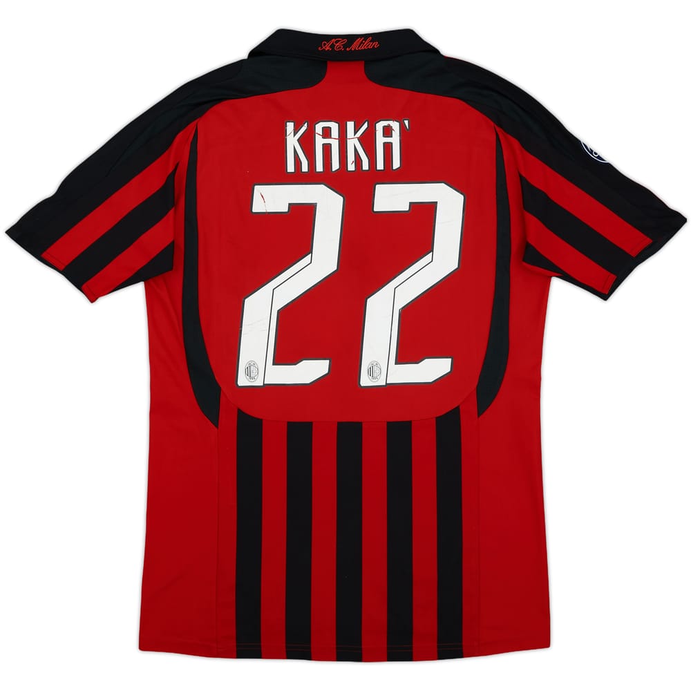 2007-08 AC Milan Home Shirt Kaka #22 - 5/10 - (S)