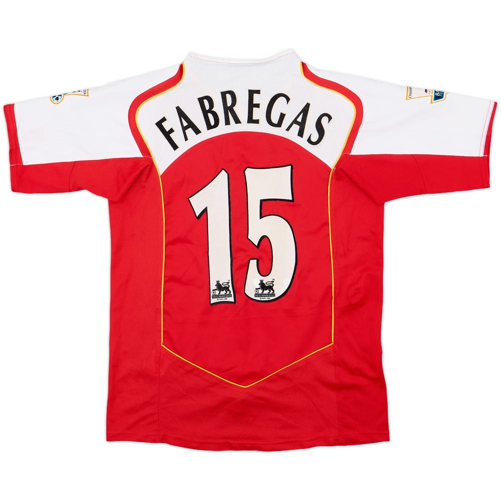 2004-05 Arsenal Home Shirt Fabregas #15 - 8/10 - (XL.Boys)