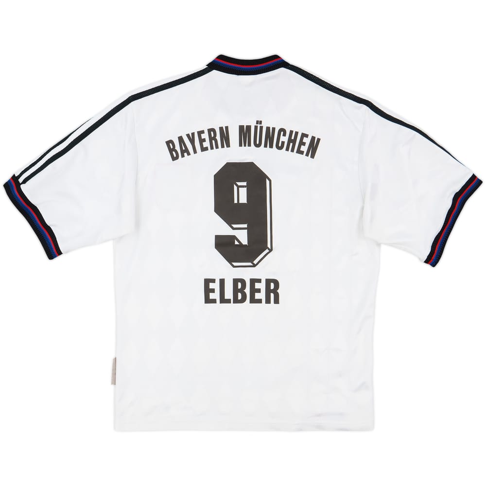 1996-98 Bayern Munich Away Shirt Elber #9 - 8/10 - (S)