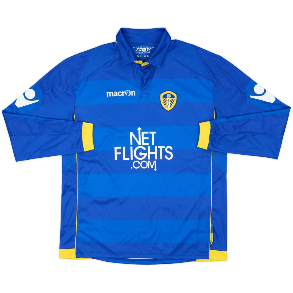 2010-11 Leeds United Away L/S Shirt - 9/10 - (M)