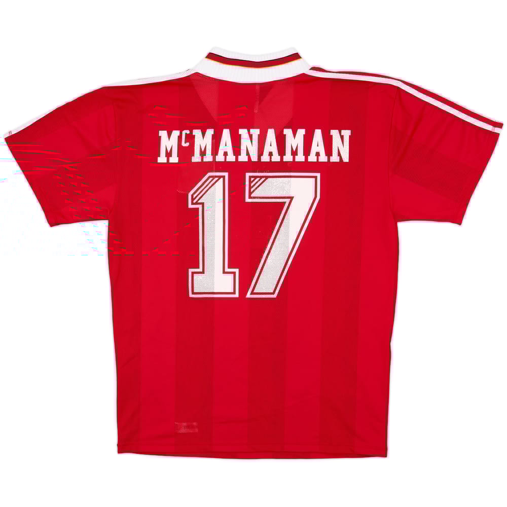 1995-96 Liverpool Home Shirt McManaman #17 - 8/10 - (XL)