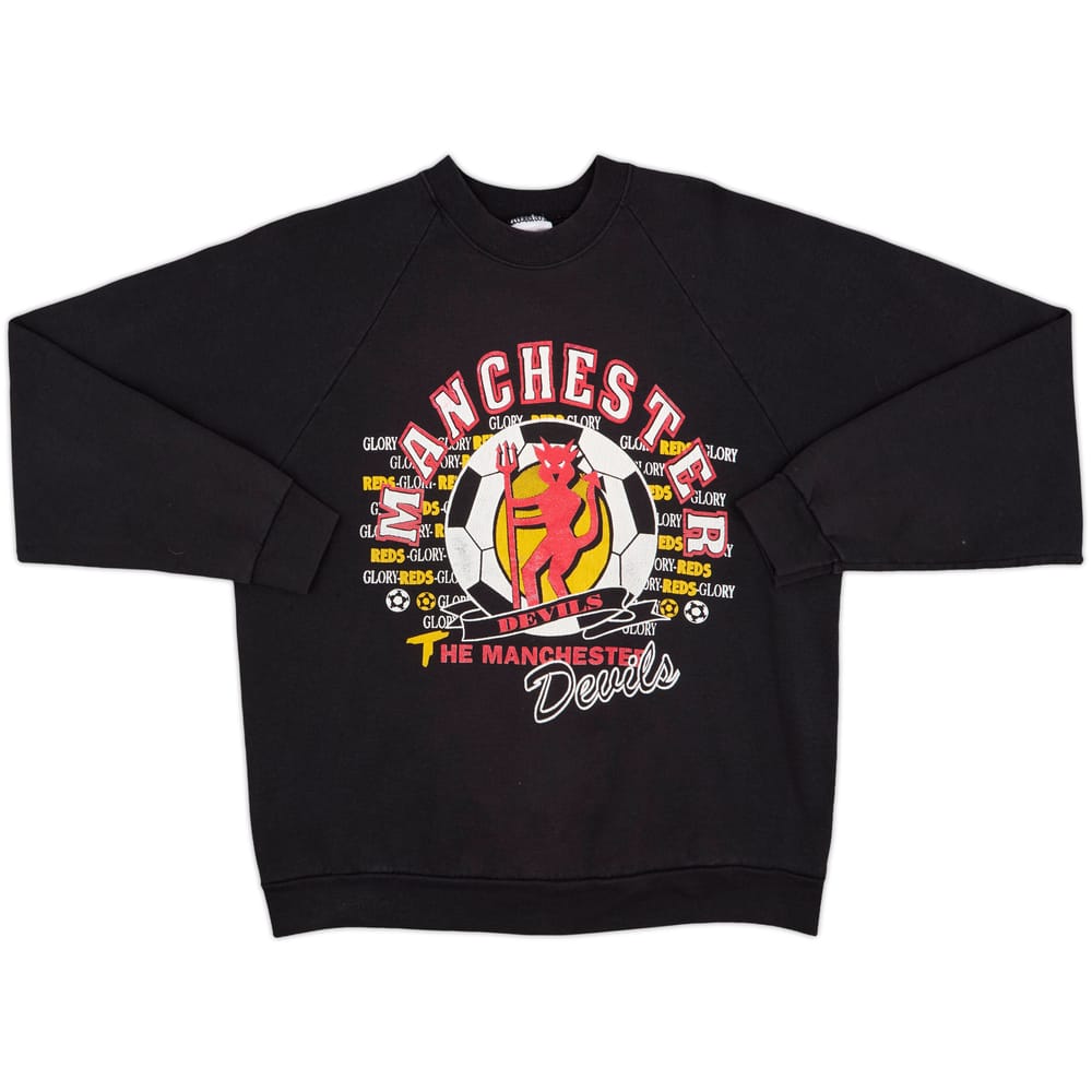 1996-97 Manchester United Basic Sweat Top - 7/10 - (L)