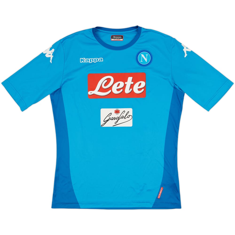 2017-18 Napoli Home Shirt - 8/10 - (XXL)