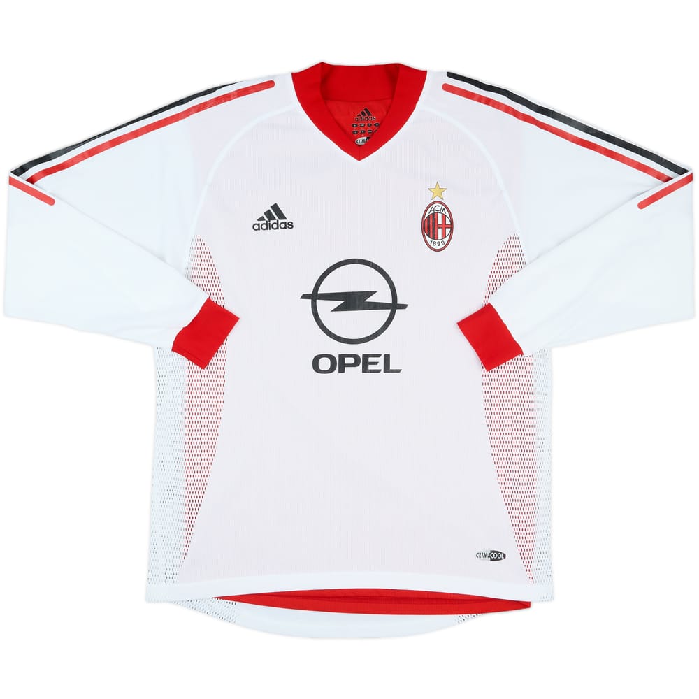 2002-03 AC Milan Match Issue Away L/S Shirt #16