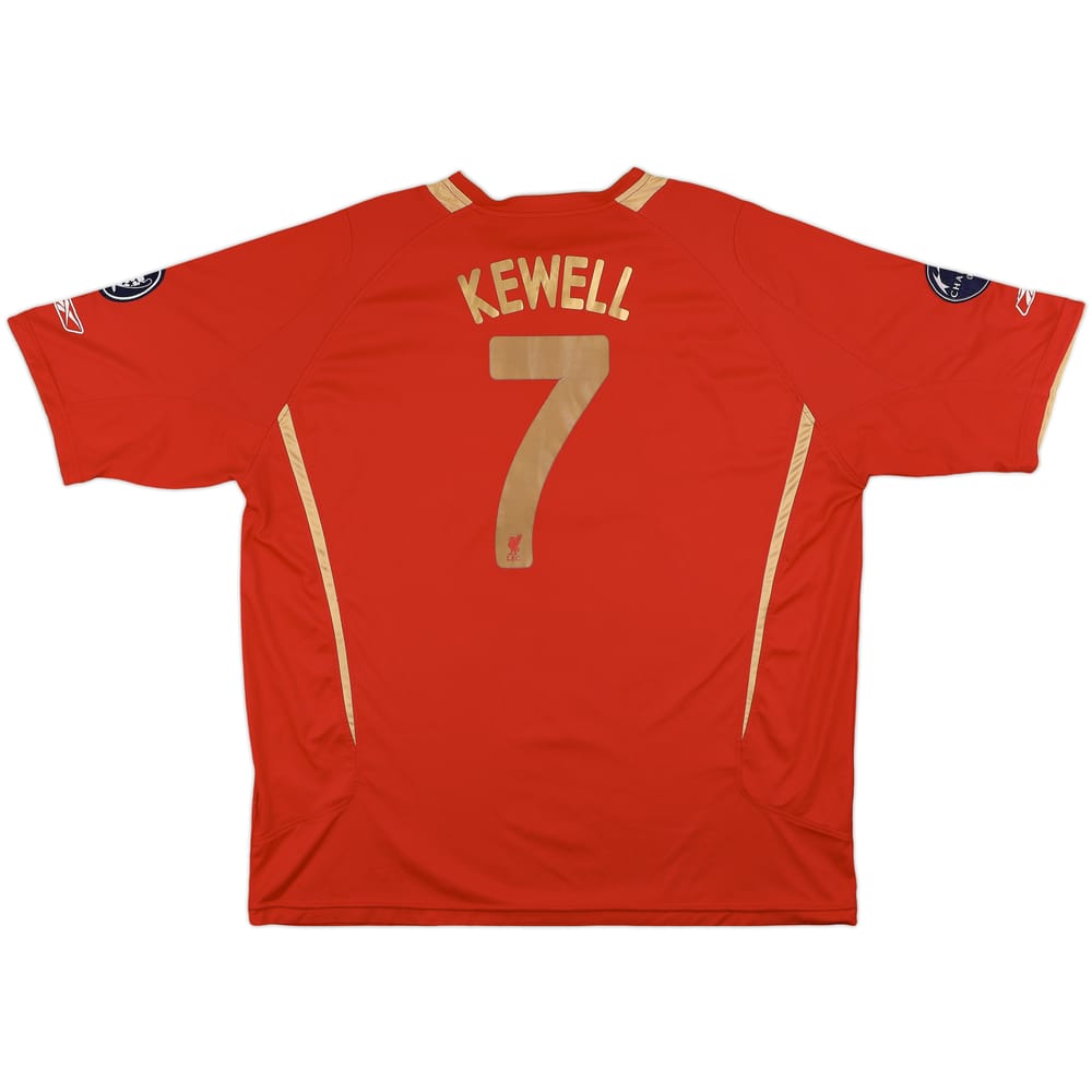 2005-06 Liverpool CL Home Shirt Kewell #7 - 4/10 - (XXL)
