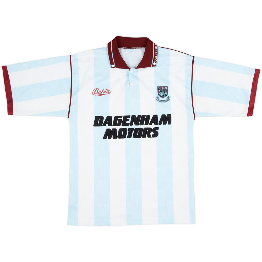 1992-93 West Ham Away Shirt - 8/10 - (S)