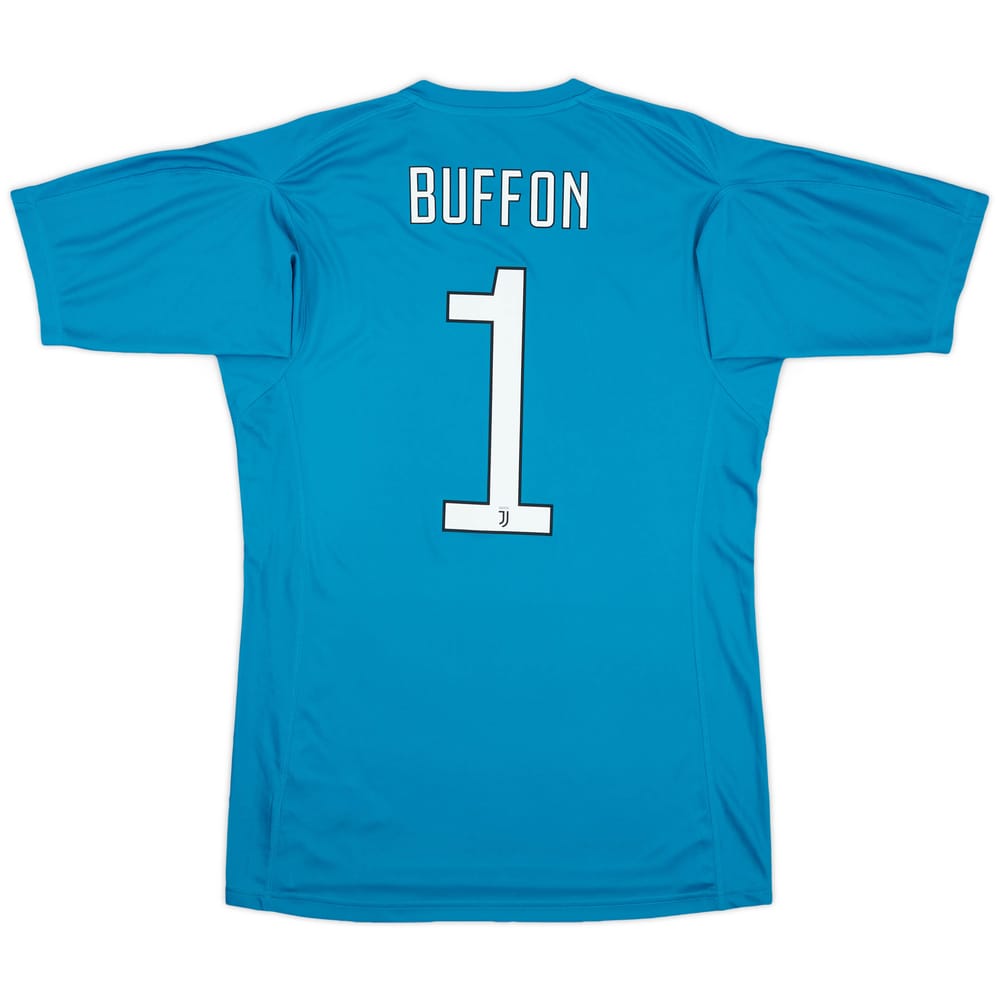 2017-18 Juventus GK S/S Shirt Buffon #1 - 10/10 - (M)