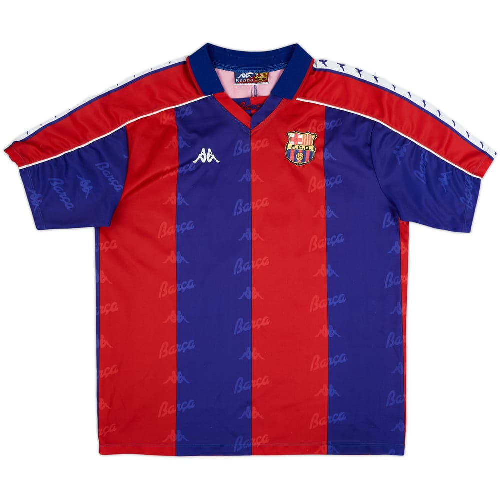 1992-95 Barcelona Home Shirt #8 - 8/10 - (M)