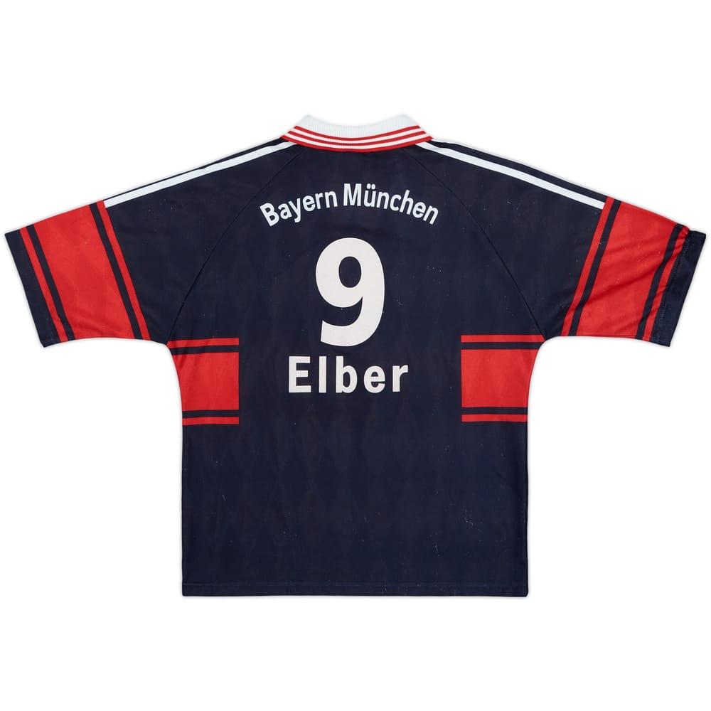 1997-99 Bayern Munich Home Shirt Elber #9 - 7/10 - (Y)