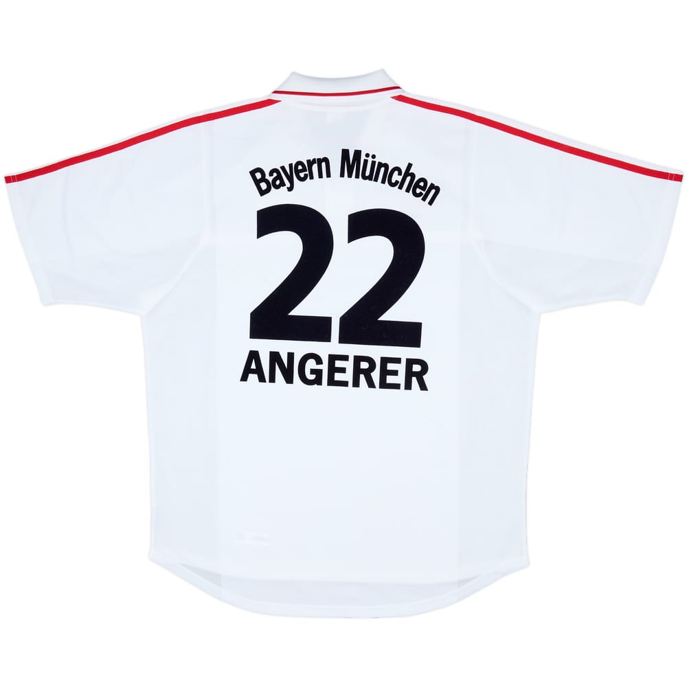 2000-01 Bayern Munich Women's GK S/S Shirt Angerer #22 - 6/10 - (Men's L)