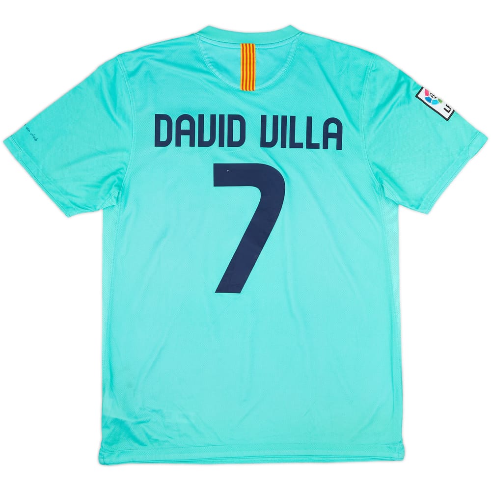 2010-11 Barcelona Away Shirt David Villa #7 - 6/10 - (M)