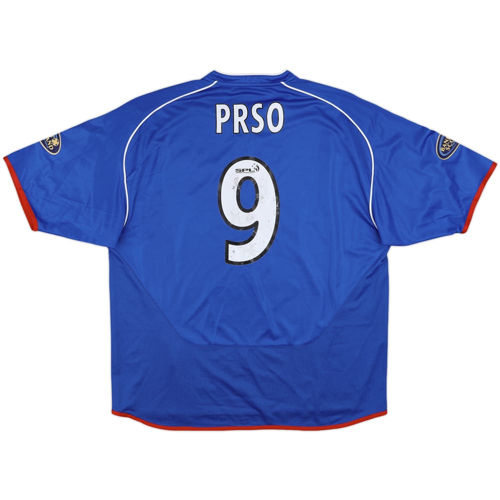 2005-06 Rangers Home Shirt Prso #9 - 4/10 - (XL)