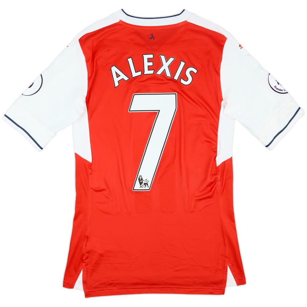 2016-17 Arsenal Player Issue Home ACTV Fit Shirt Alexis #7 - 6/10 - (M)